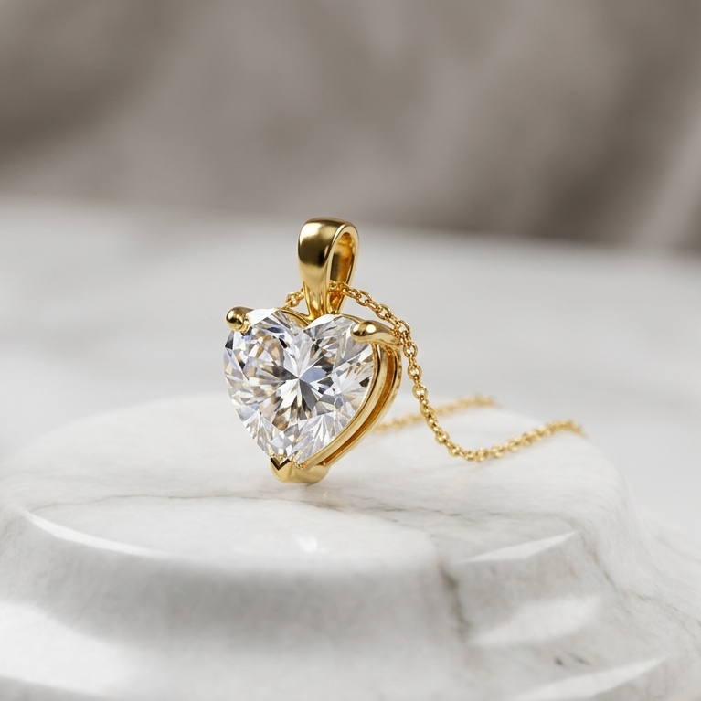 Crystal Heart Pendant