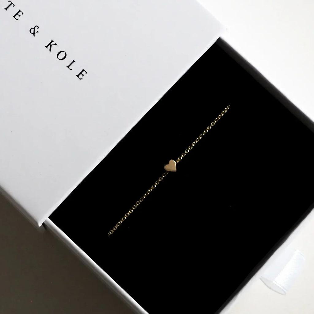 Gold Plated Heart Bracelet