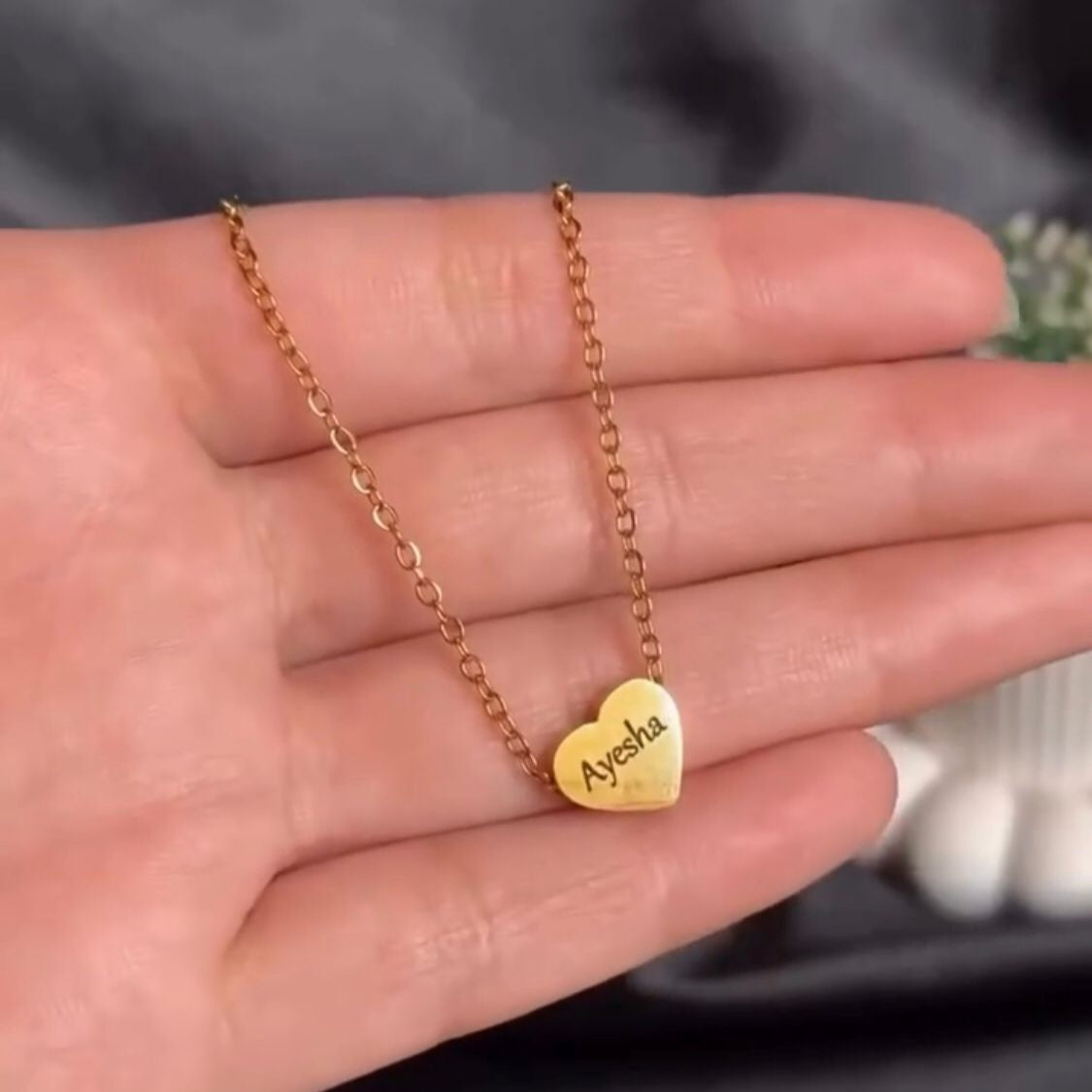 Customized Heart Pendant