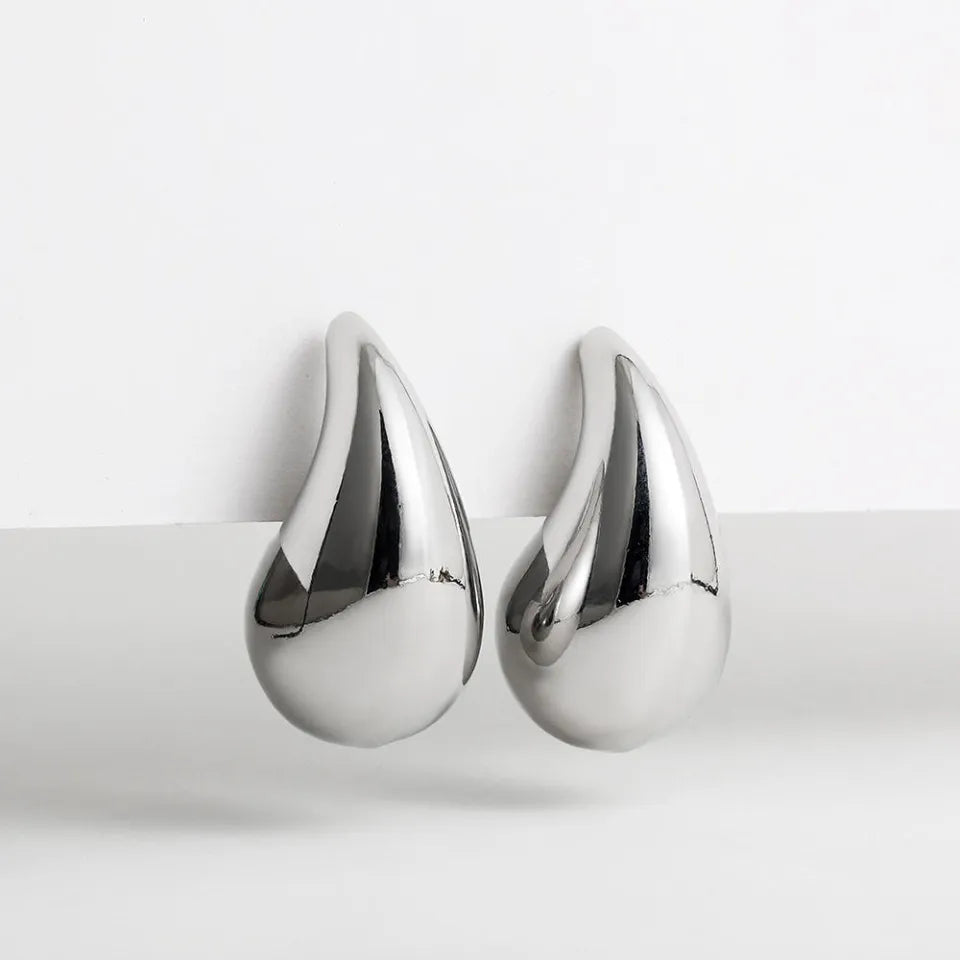 Glossy Teardrop Earrings