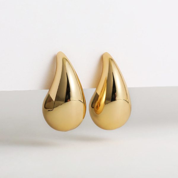 Glossy Teardrop Earrings
