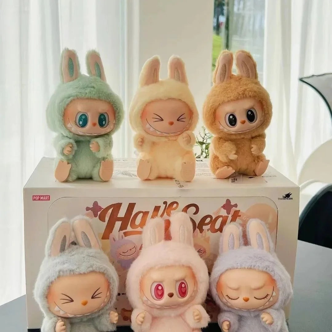 Labubu "Have a Seat" Monster Plush Keychain – Blind Box (1 Pc Random)