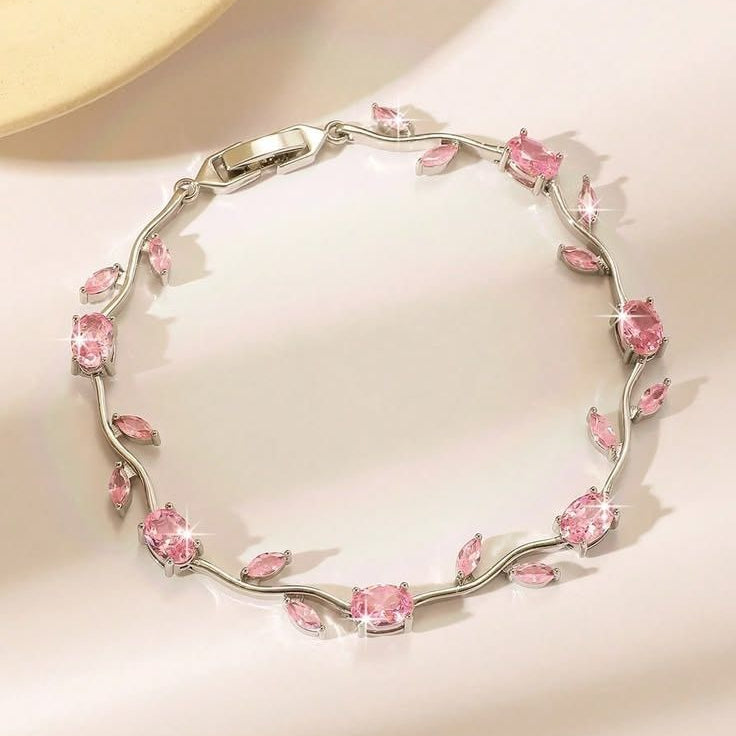 Tulip Floral Bracelet 18K Plated