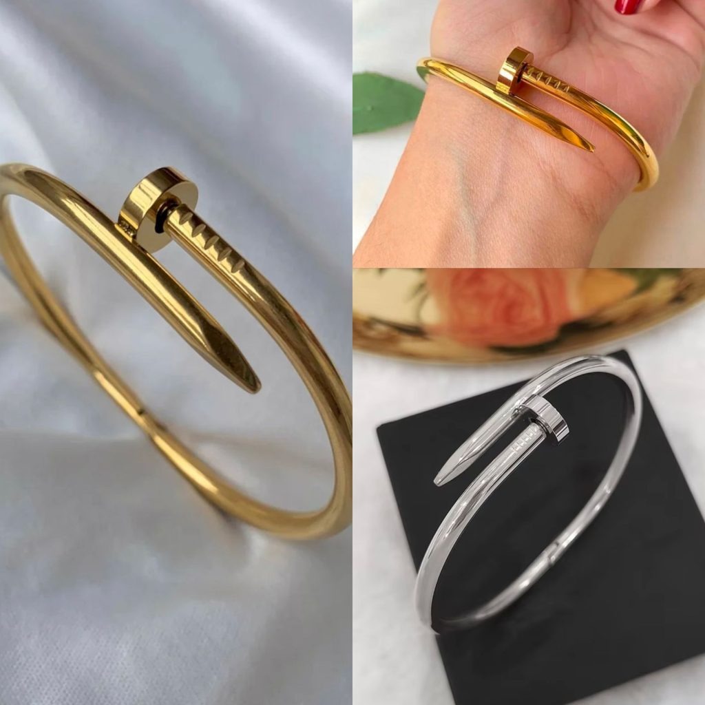 9 carat Nail Bracelet